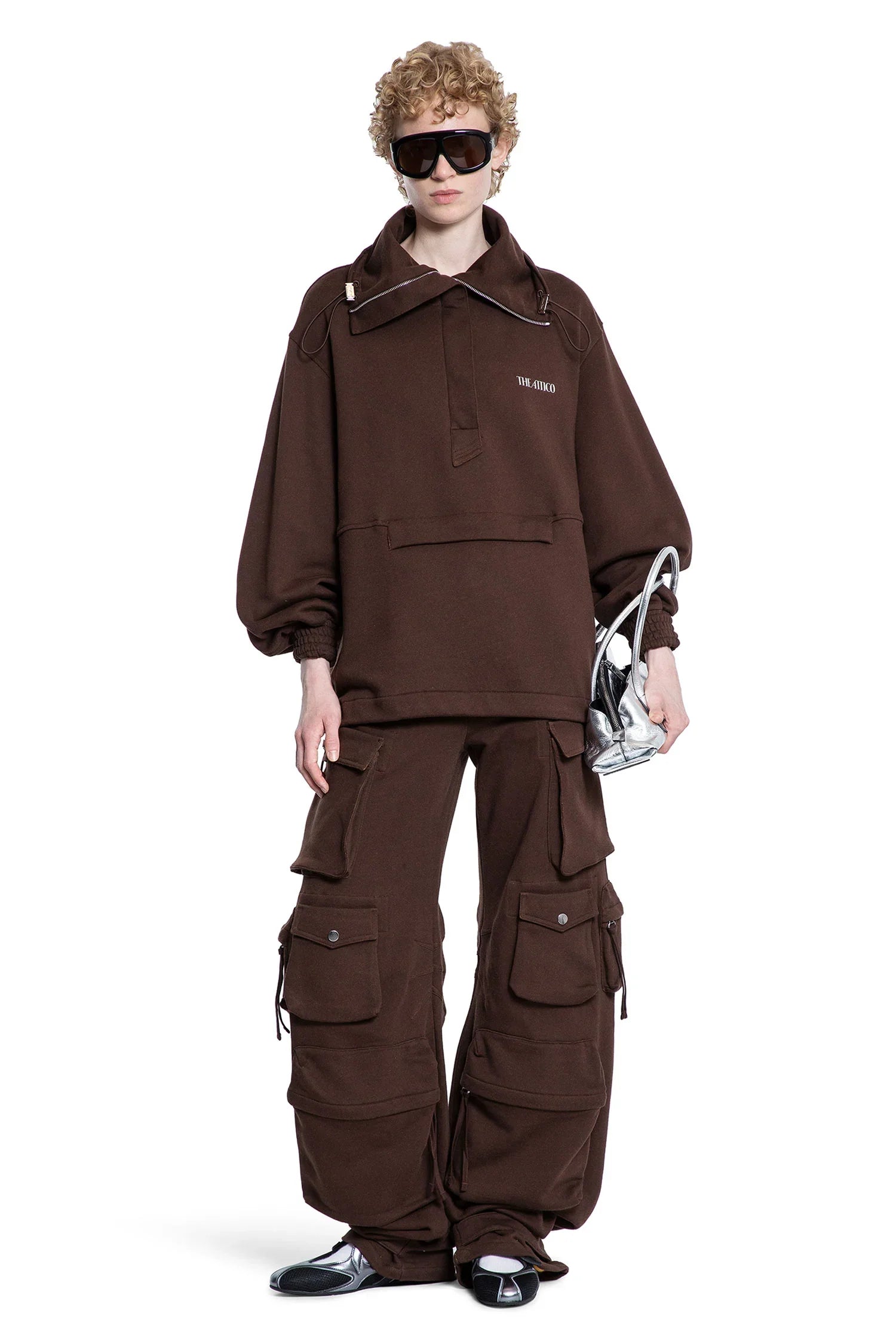 THE ATTICO WOMAN BROWN TROUSERS - Antonioli.eu