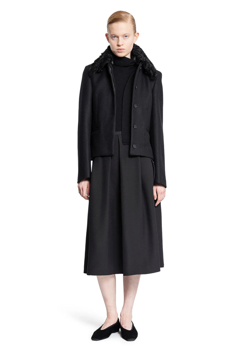 Wool Silk twin flower skirt - Antonioli.eu