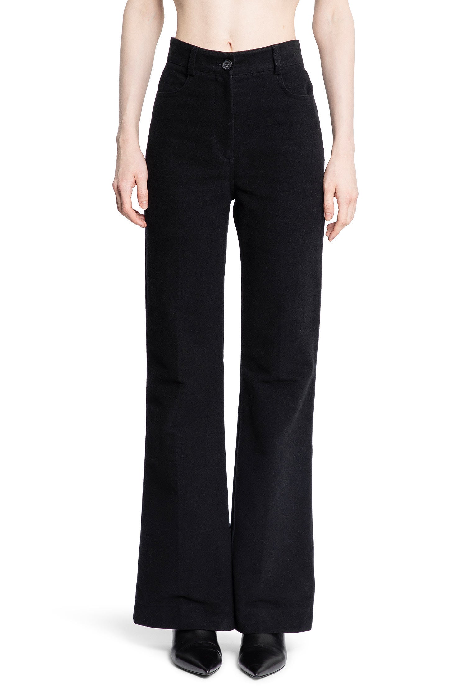 TOTEME WOMAN BLACK TROUSERS