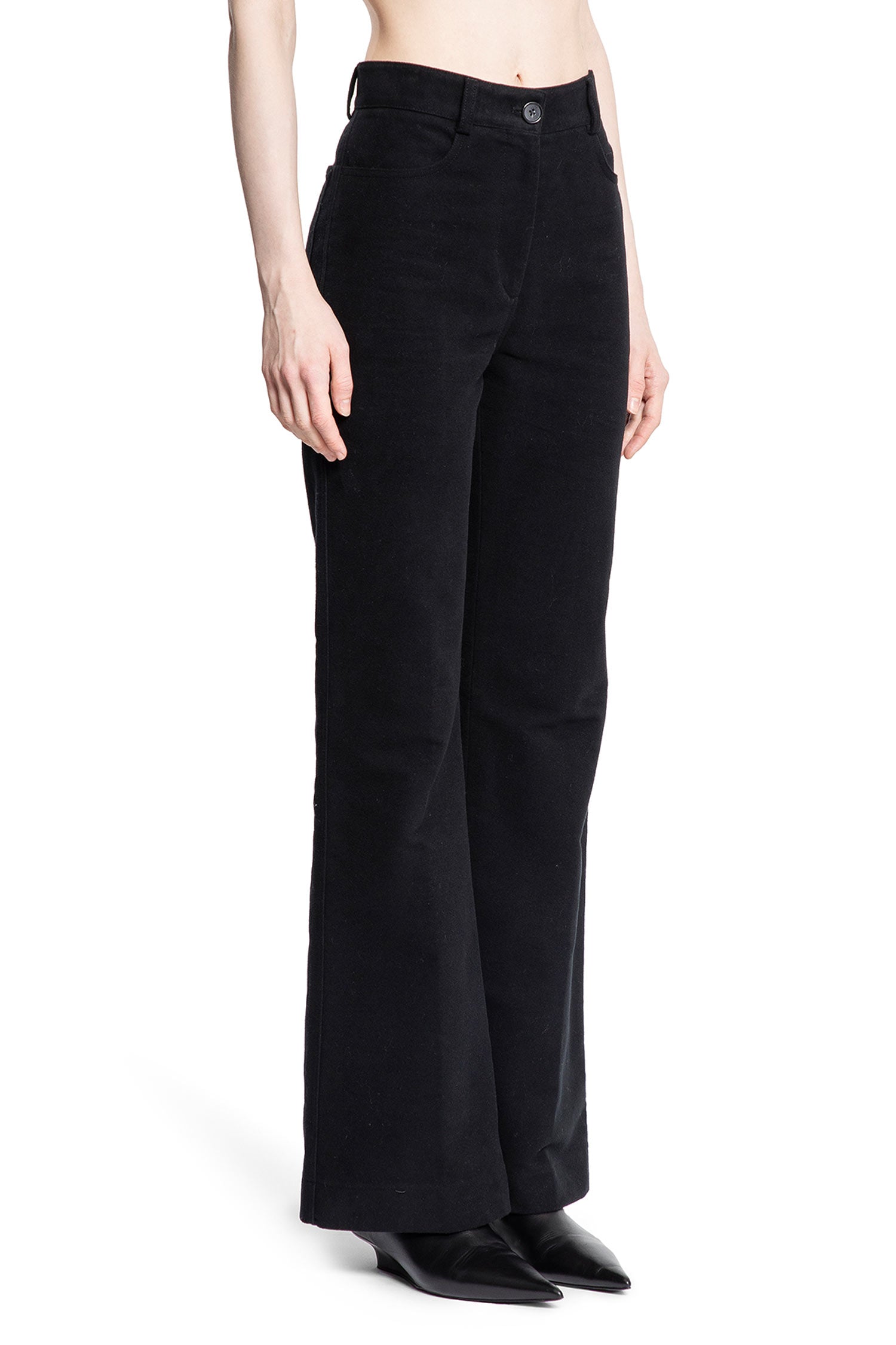 TOTEME WOMAN BLACK TROUSERS