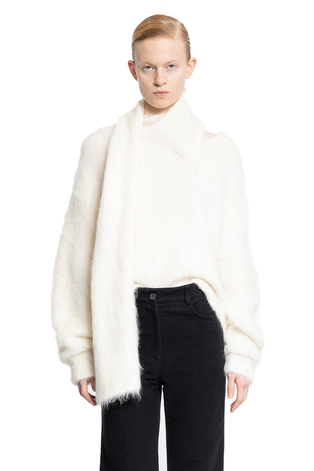 TOTEME WOMAN OFF-WHITE KNITWEAR