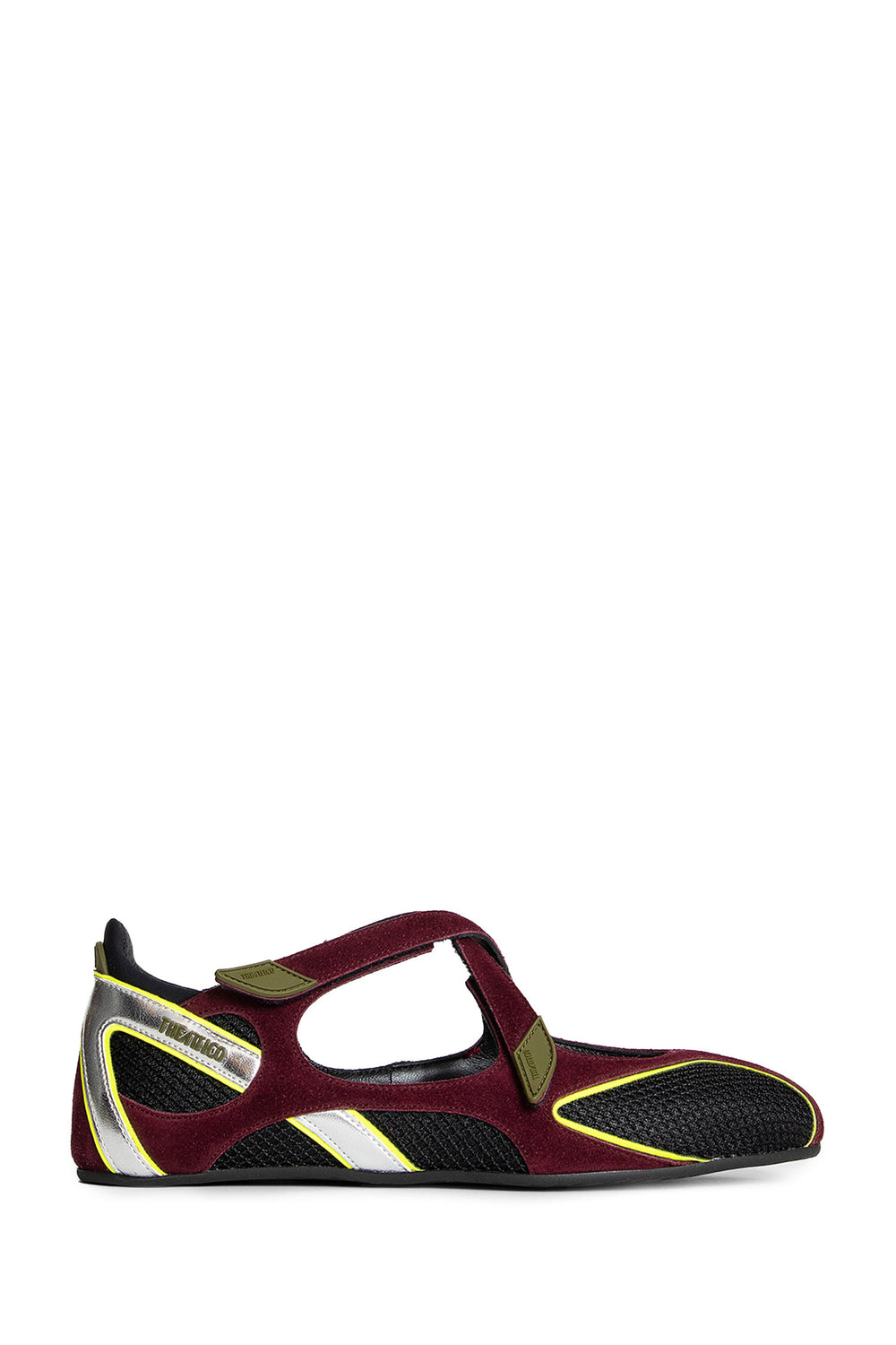 THE ATTICO WOMAN PURPLE FLATS