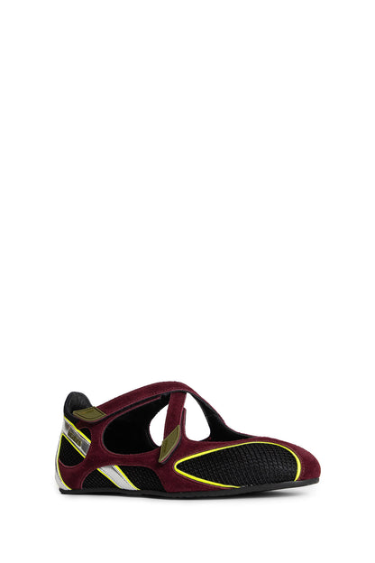 THE ATTICO WOMAN PURPLE FLATS
