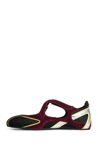THE ATTICO WOMAN PURPLE FLATS