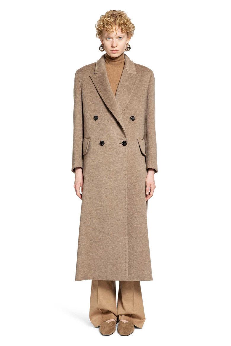 MAX MARA WOMAN BEIGE COATS