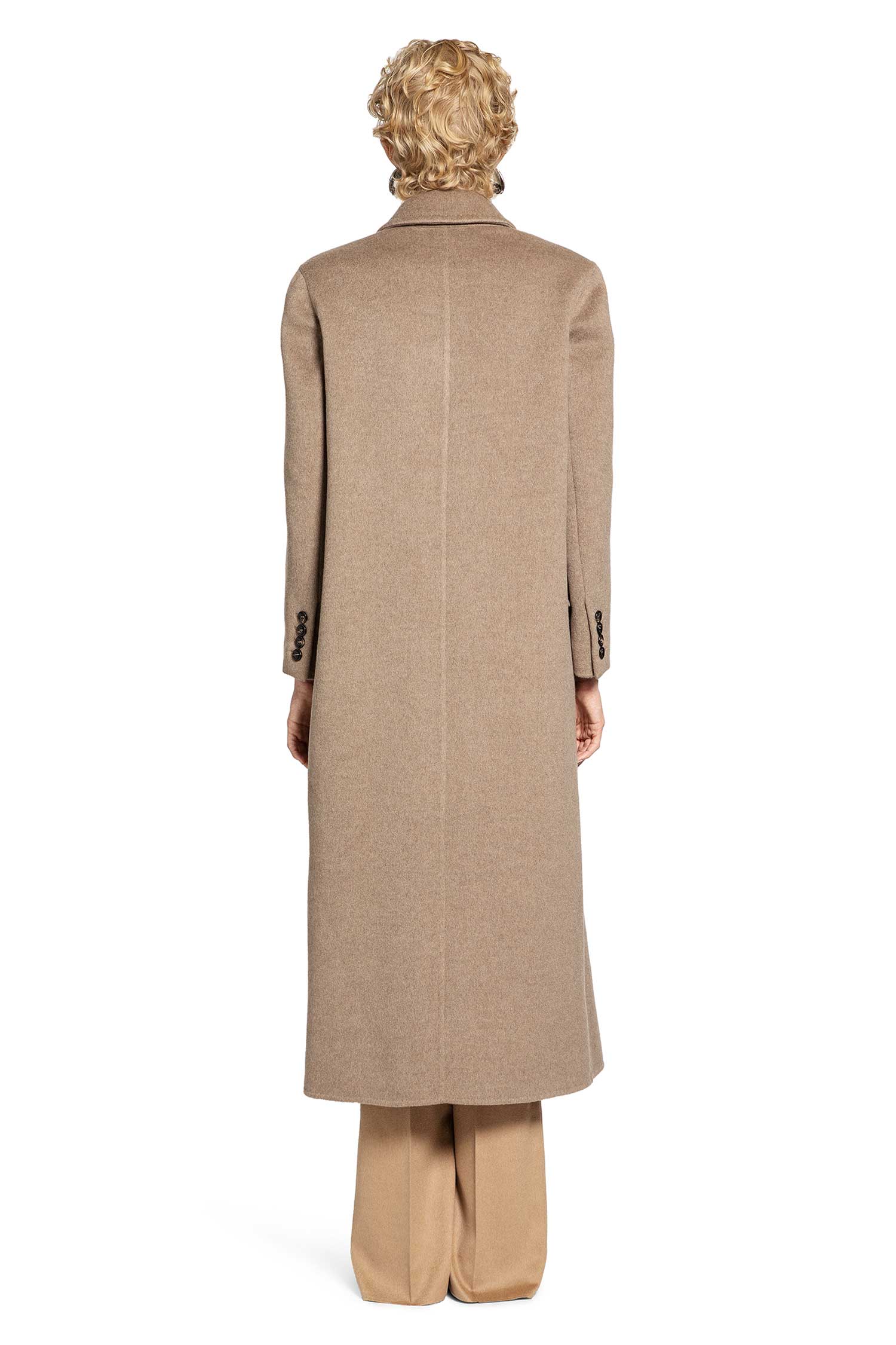 MAX MARA WOMAN BEIGE COATS