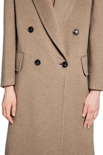MAX MARA WOMAN BEIGE COATS