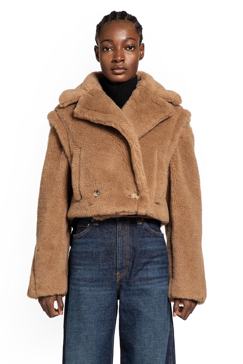 MAX MARA WOMAN BEIGE COATS