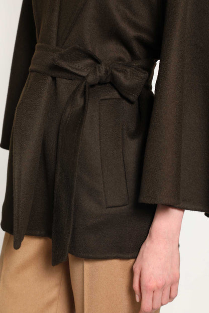 MAX MARA WOMAN BROWN JACKETS