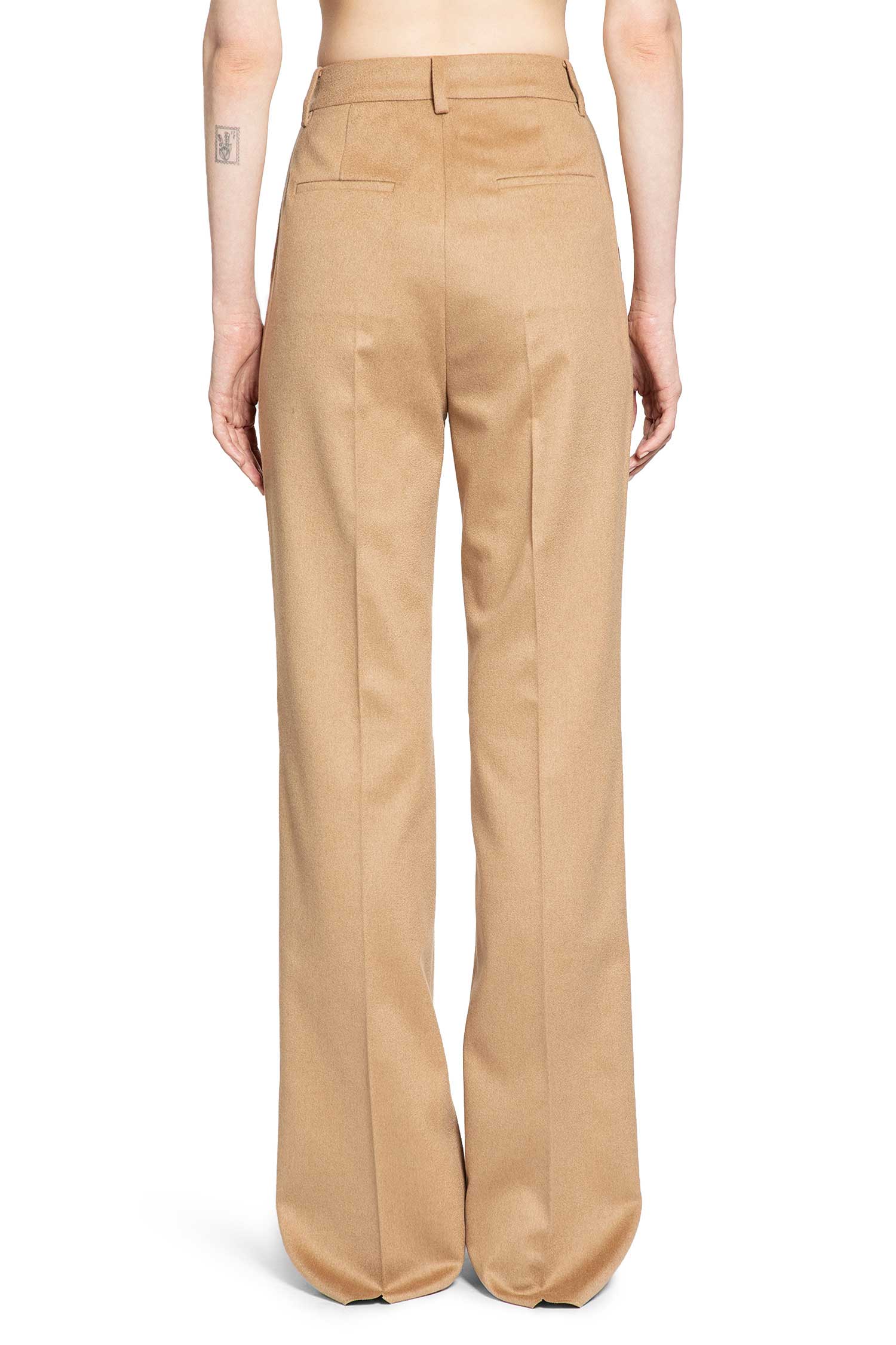 MAX MARA WOMAN BEIGE TROUSERS