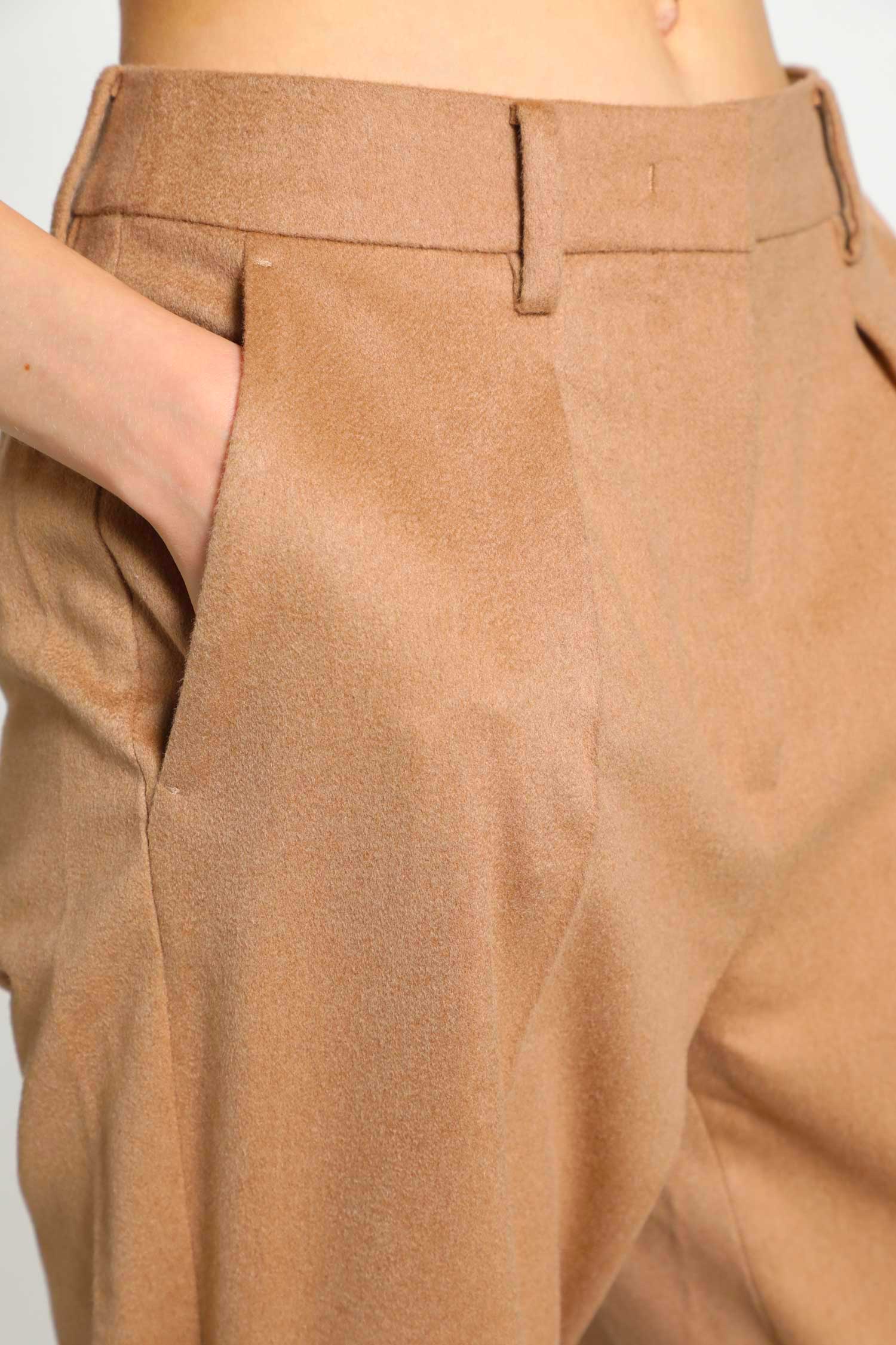 Menswear Camel Trousers