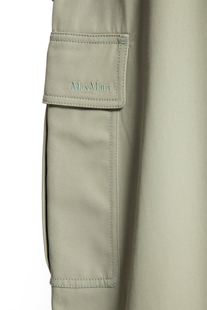 Cotton Canvas Baggy Trousers