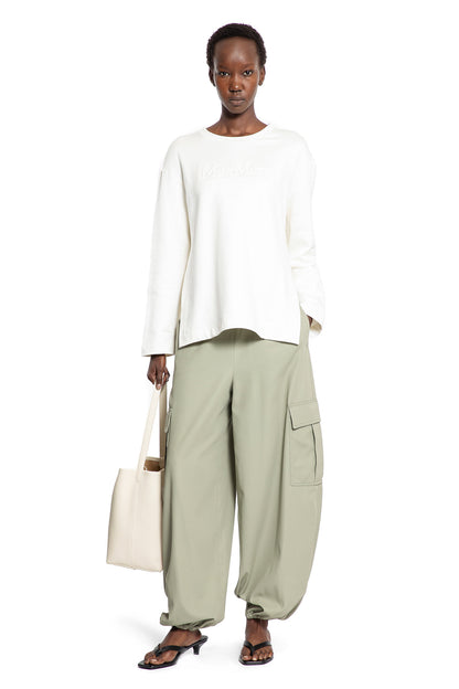Cotton Canvas Baggy Trousers