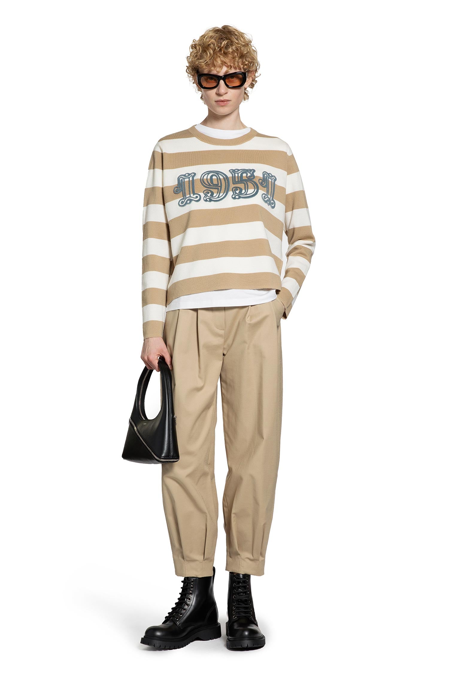 Cotton canvas trousers