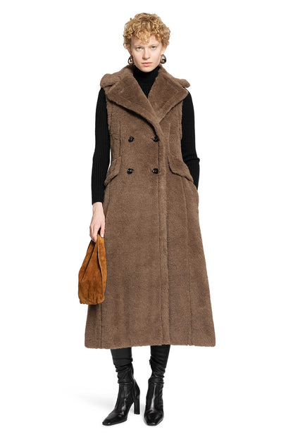 MAX MARA WOMAN BROWN COATS