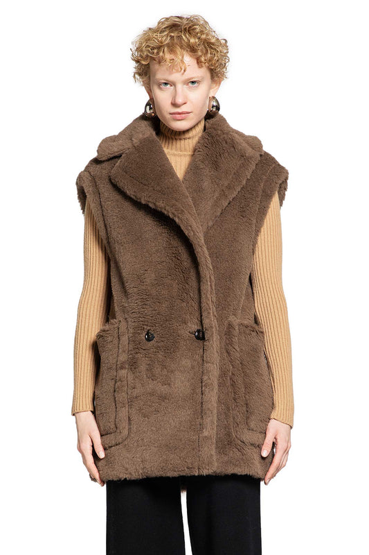 MAX MARA WOMAN BROWN COATS