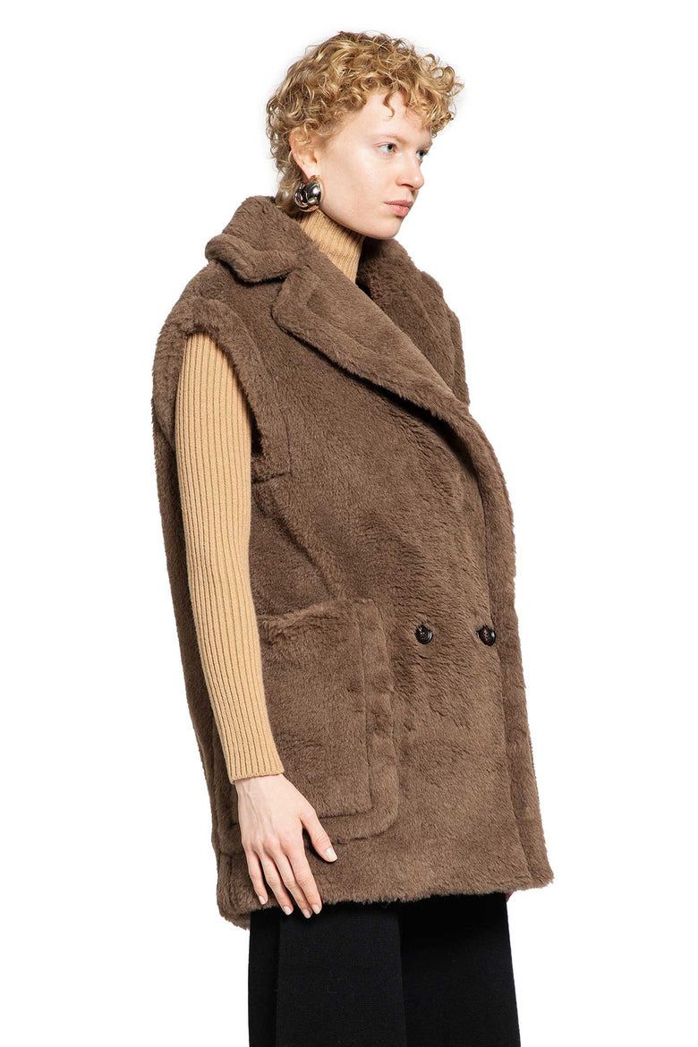 MAX MARA WOMAN BROWN COATS