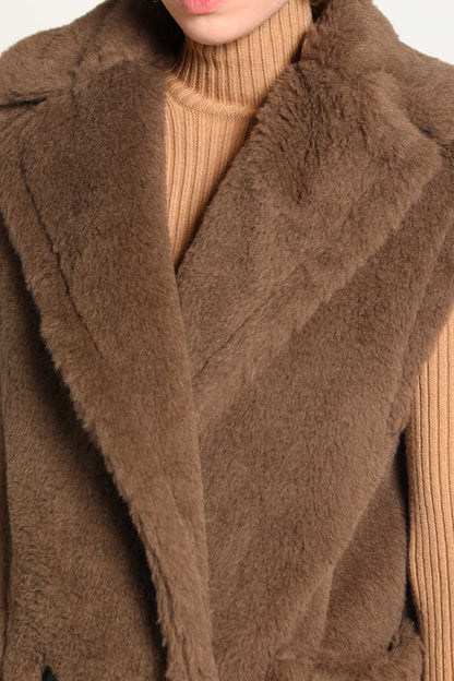 MAX MARA WOMAN BROWN COATS