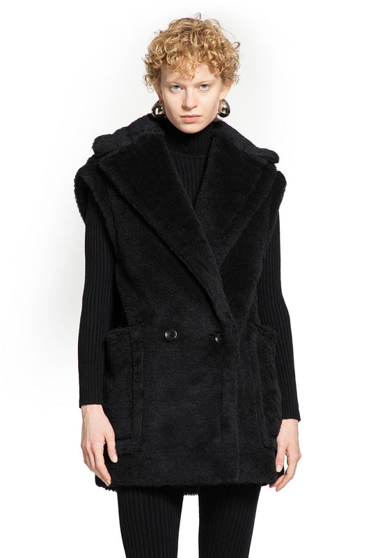 MAX MARA WOMAN BLACK COATS