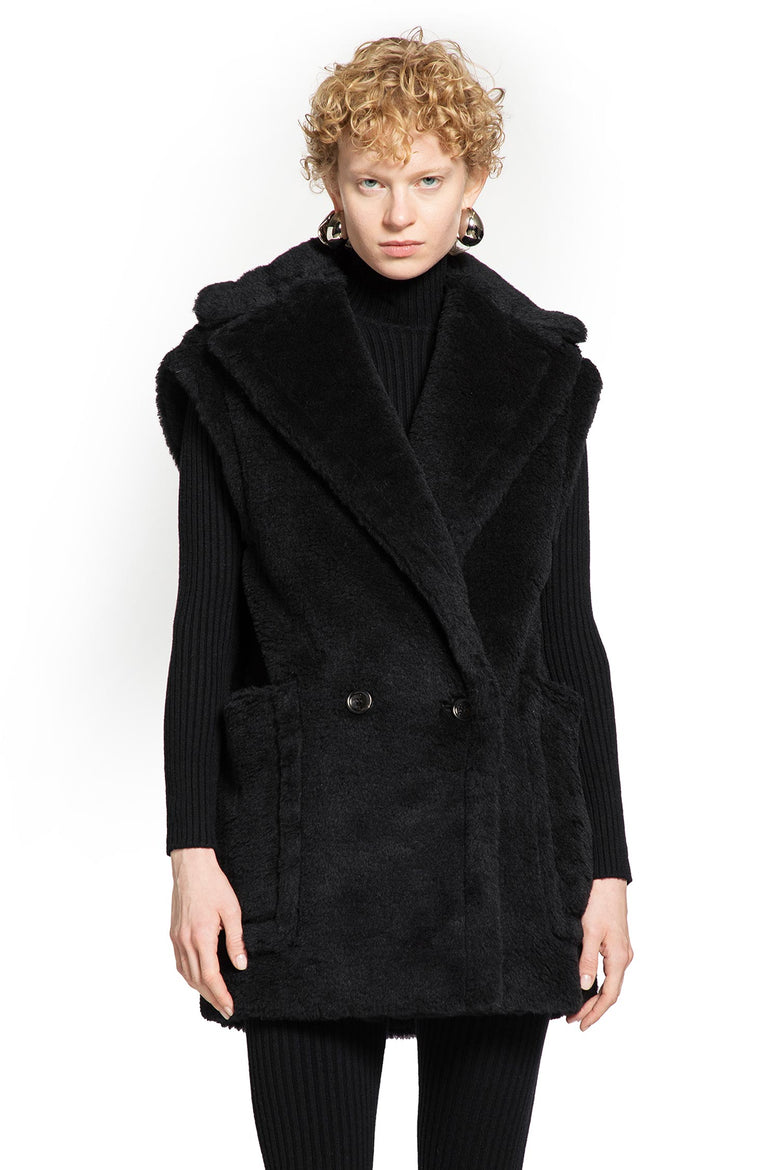 MAX MARA WOMAN BLACK COATS