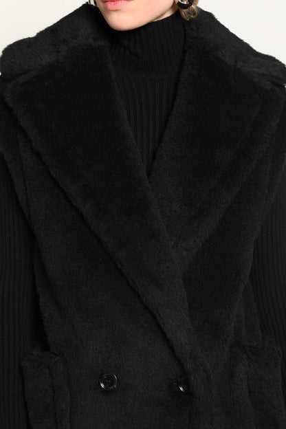 MAX MARA WOMAN BLACK COATS