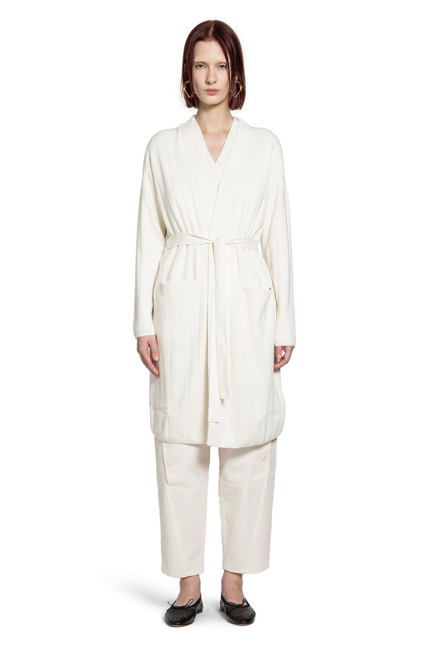 MAX MARA WOMAN WHITE KNITWEAR
