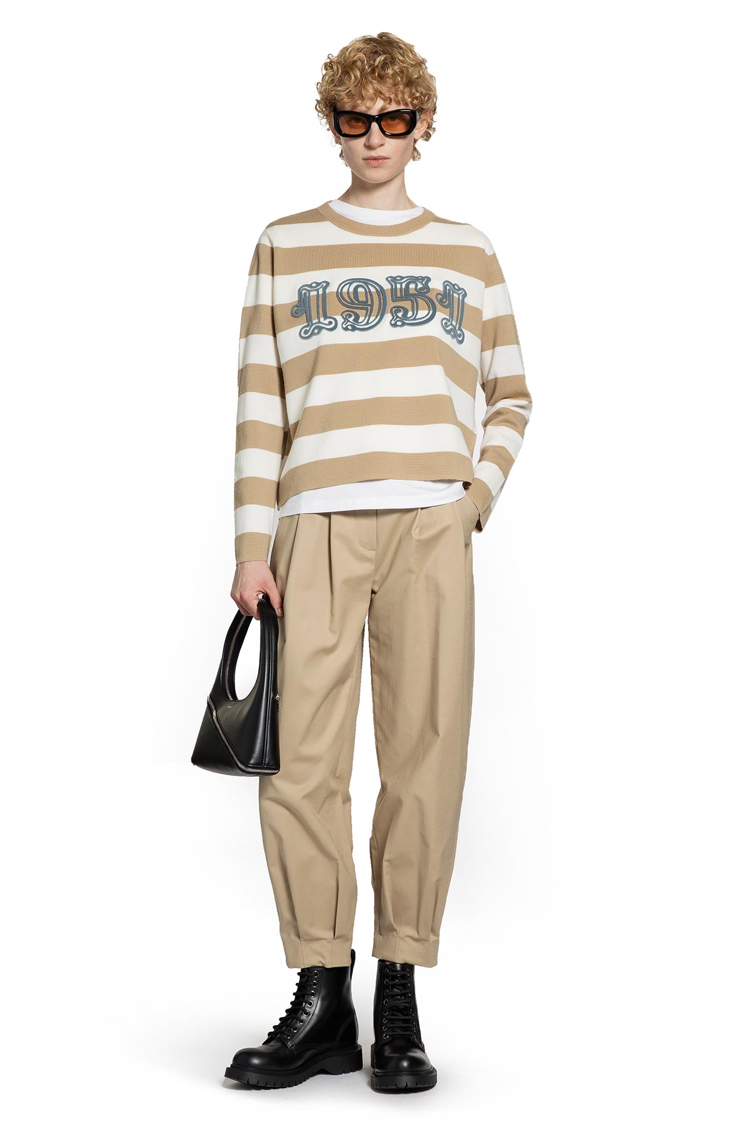 Embroidered wool sweater