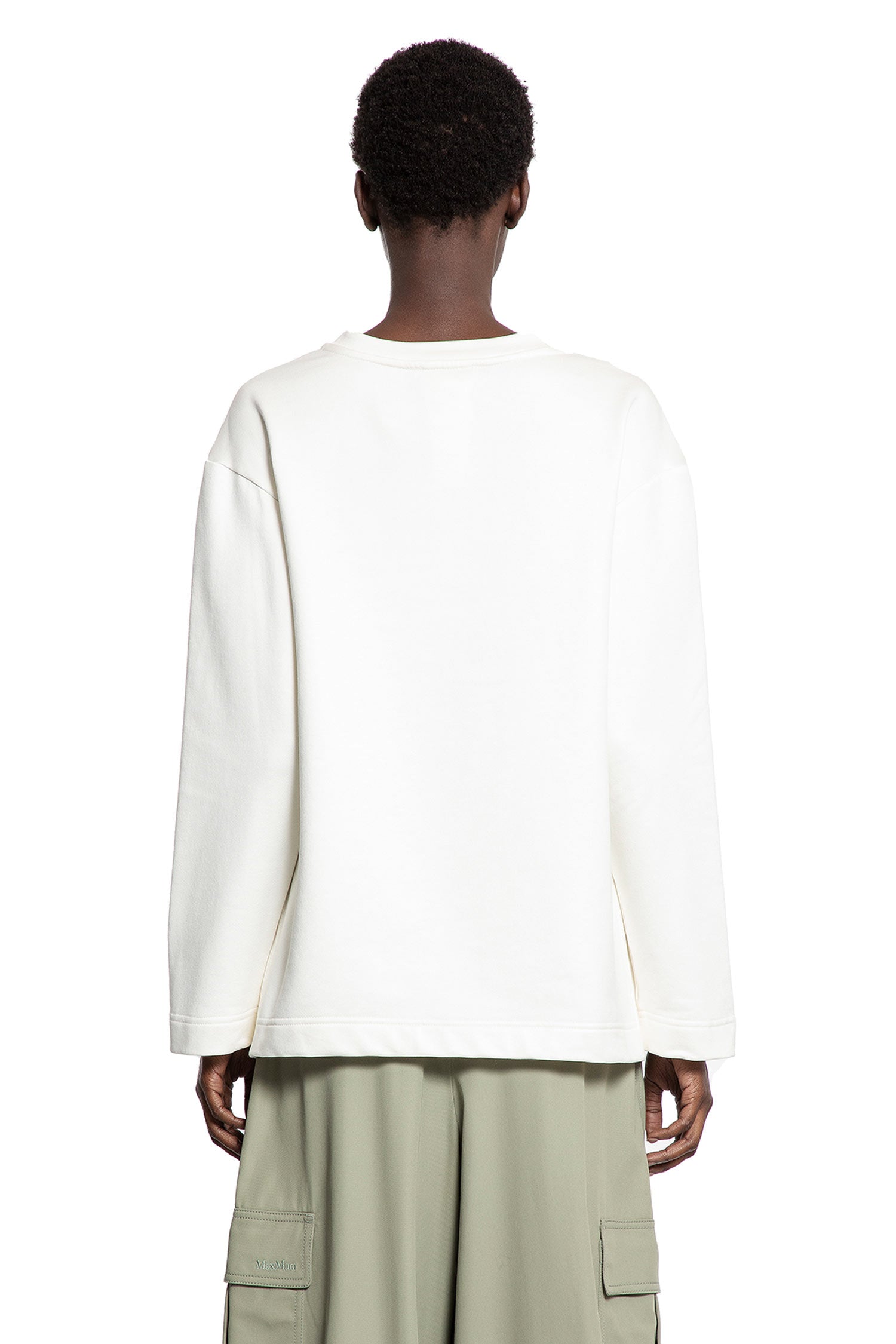 Silk and Cotton Logo Sweatshirt
