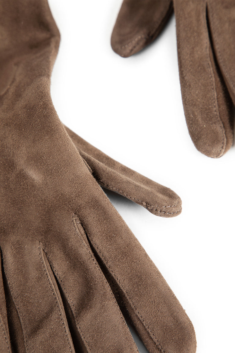 MAX MARA MAN BROWN GLOVES