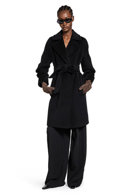 MAX MARA WOMAN BLACK COATS