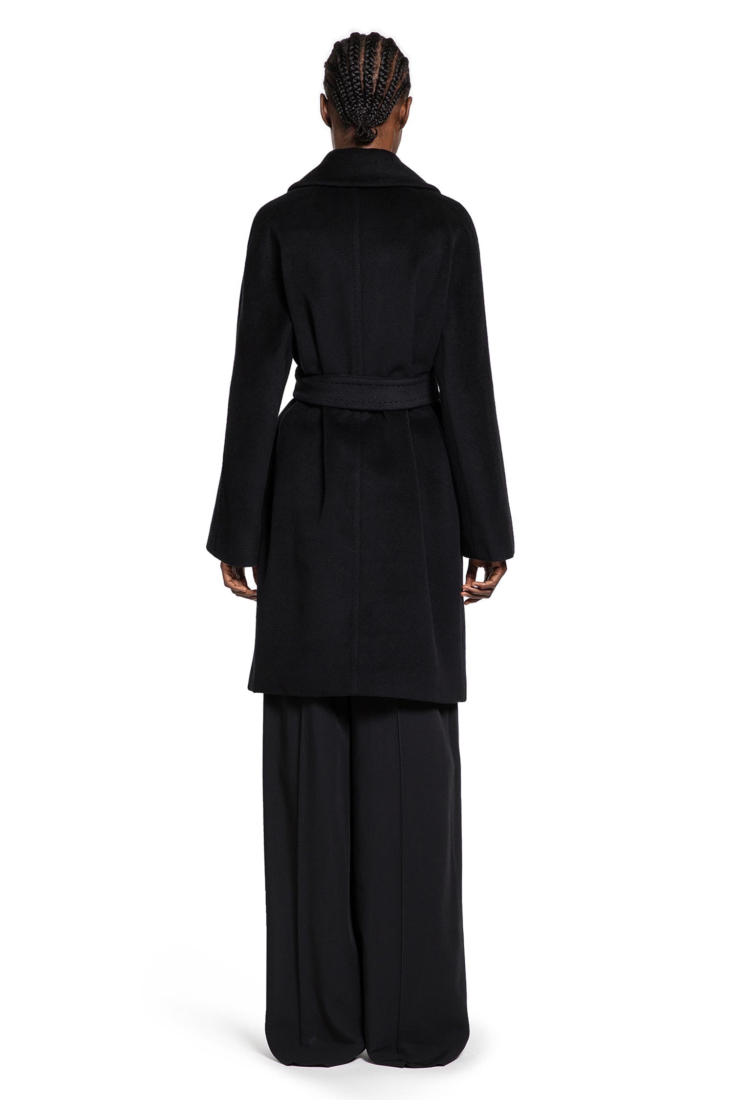 MAX MARA WOMAN BLACK COATS