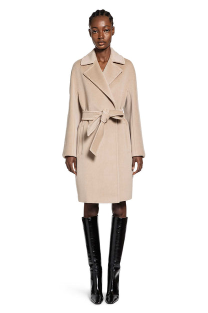 MAX MARA WOMAN BEIGE COATS