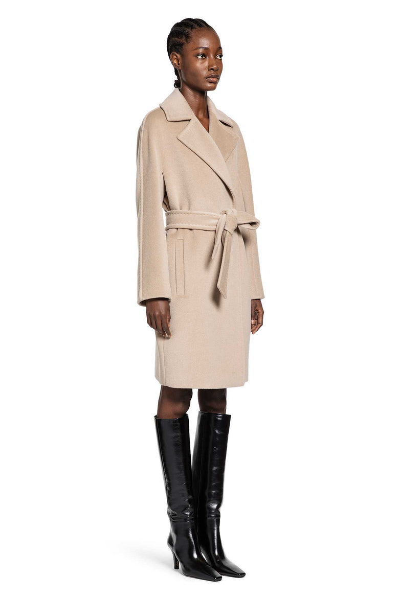 MAX MARA WOMAN BEIGE COATS
