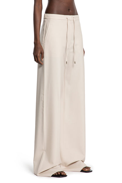 Wool Twill Drawstring Trousers