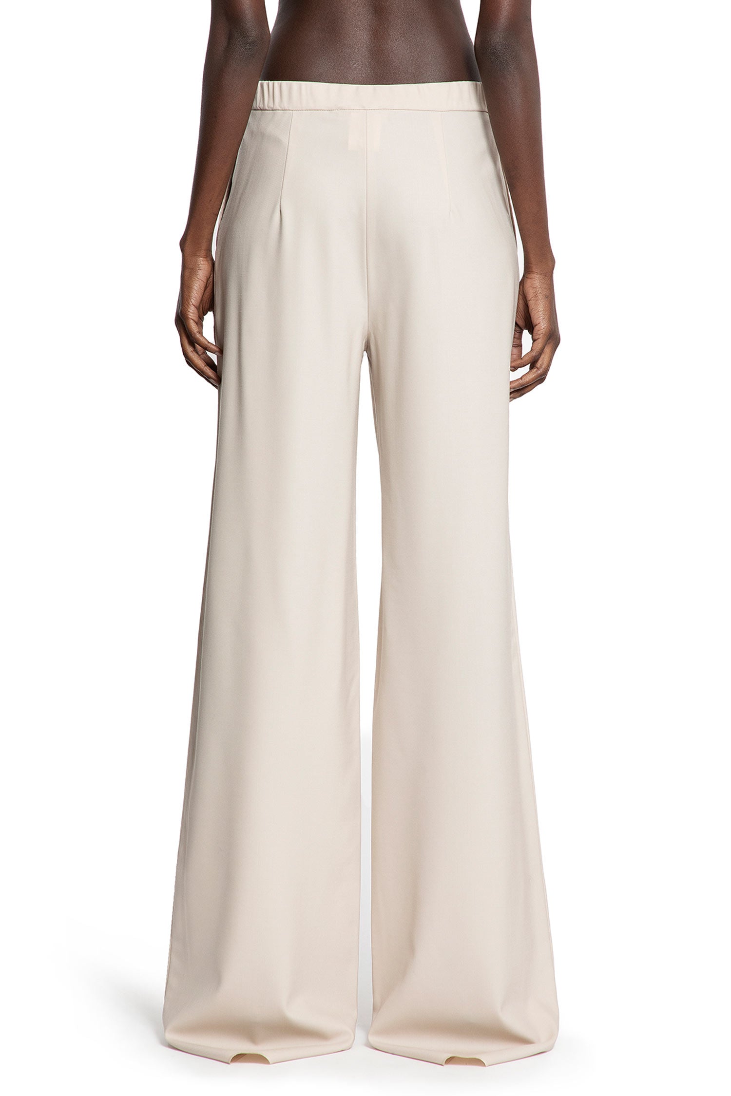 Wool Twill Drawstring Trousers