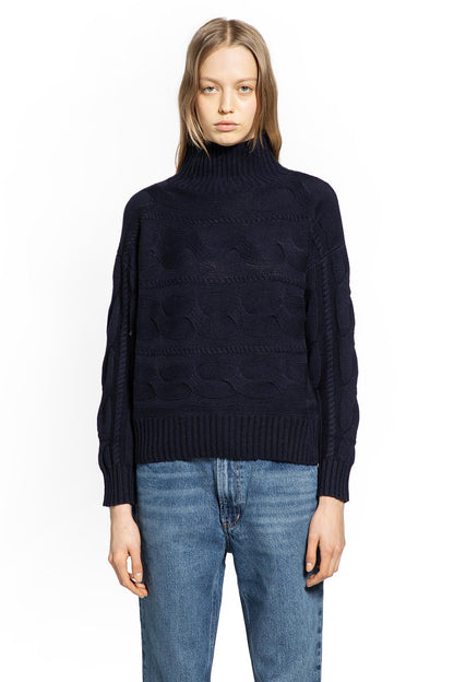 Wool and Cashmere Cable Knit Turtleneck