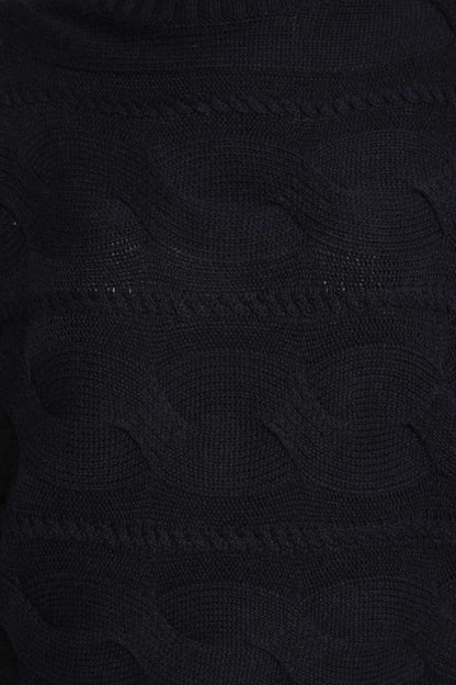 Wool and Cashmere Cable Knit Turtleneck