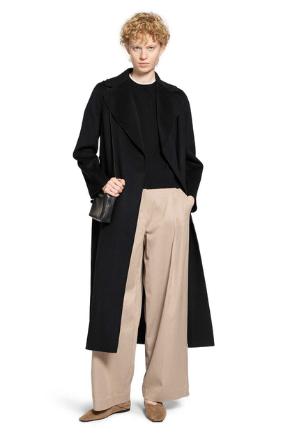 S MAX MARA WOMAN BLACK COATS