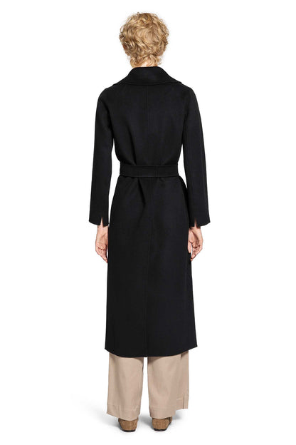 S MAX MARA WOMAN BLACK COATS