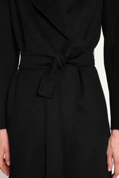S MAX MARA WOMAN BLACK COATS