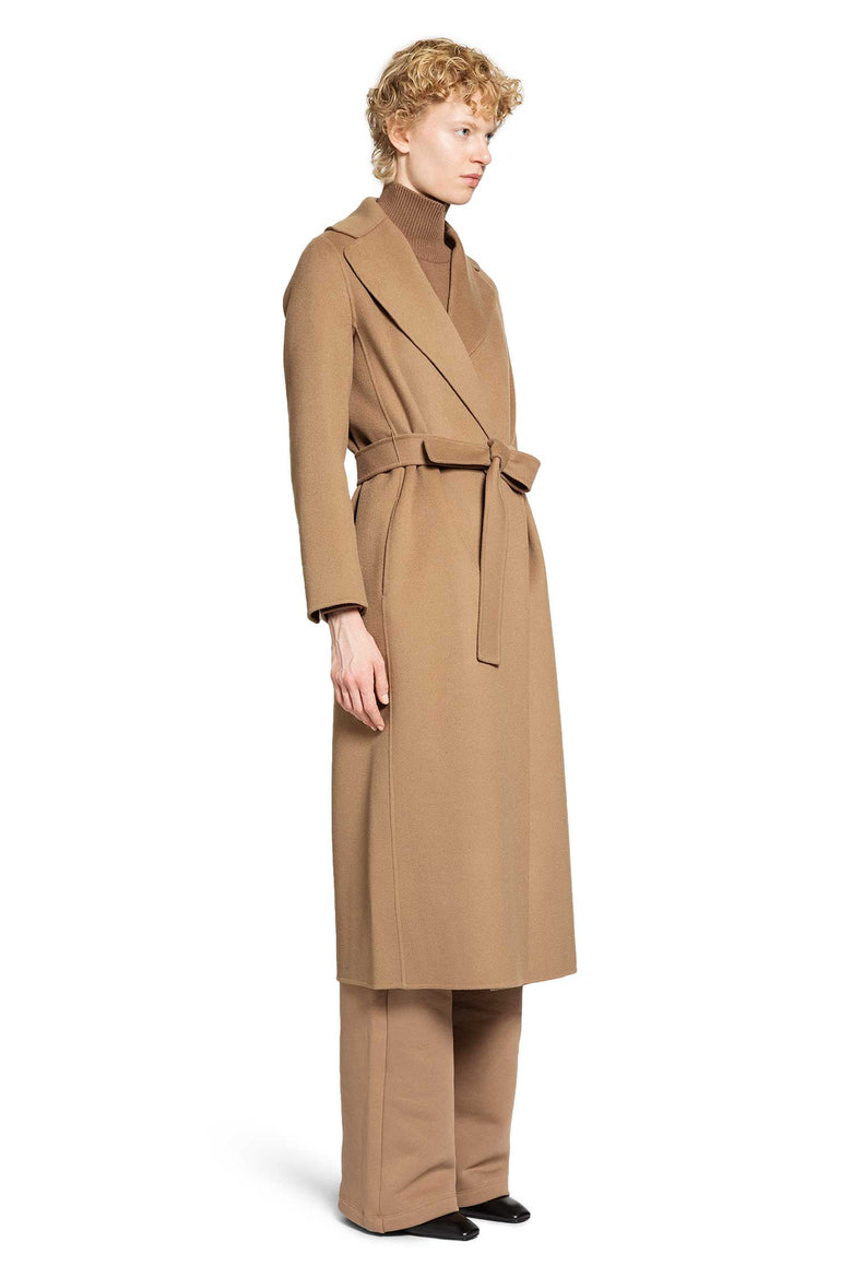 S MAX MARA WOMAN BEIGE COATS