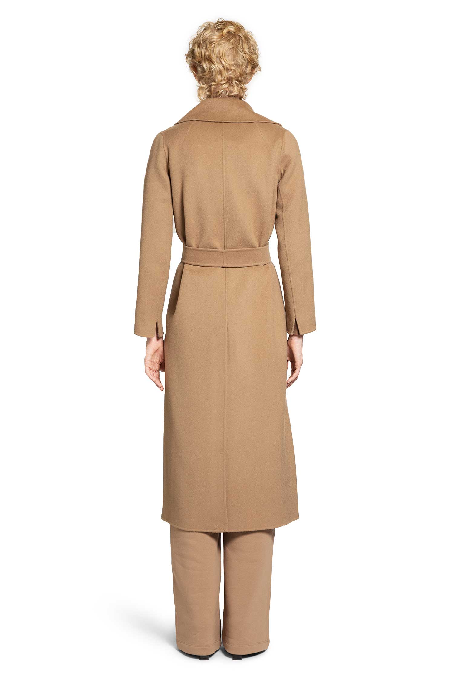 S MAX MARA WOMAN BEIGE COATS