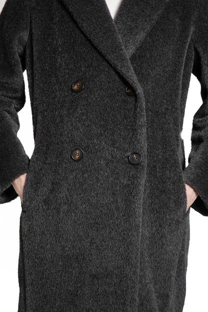 S MAX MARA WOMAN BLACK COATS