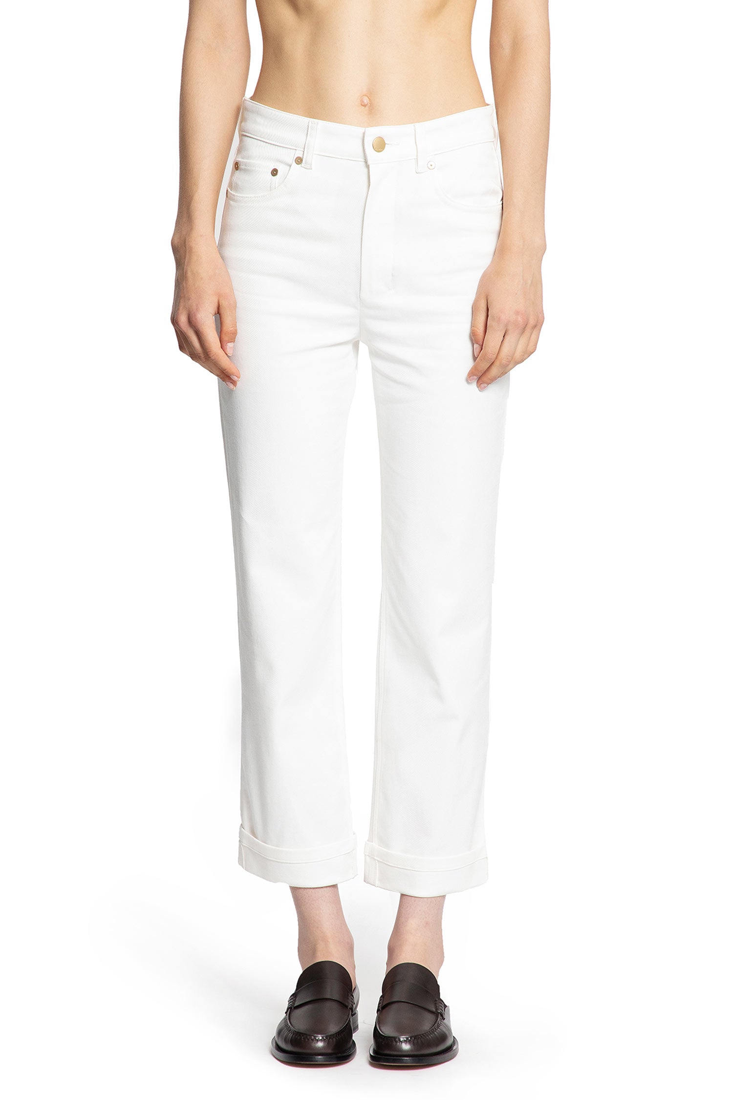 Stretch Cotton Bull Denim Jeans
