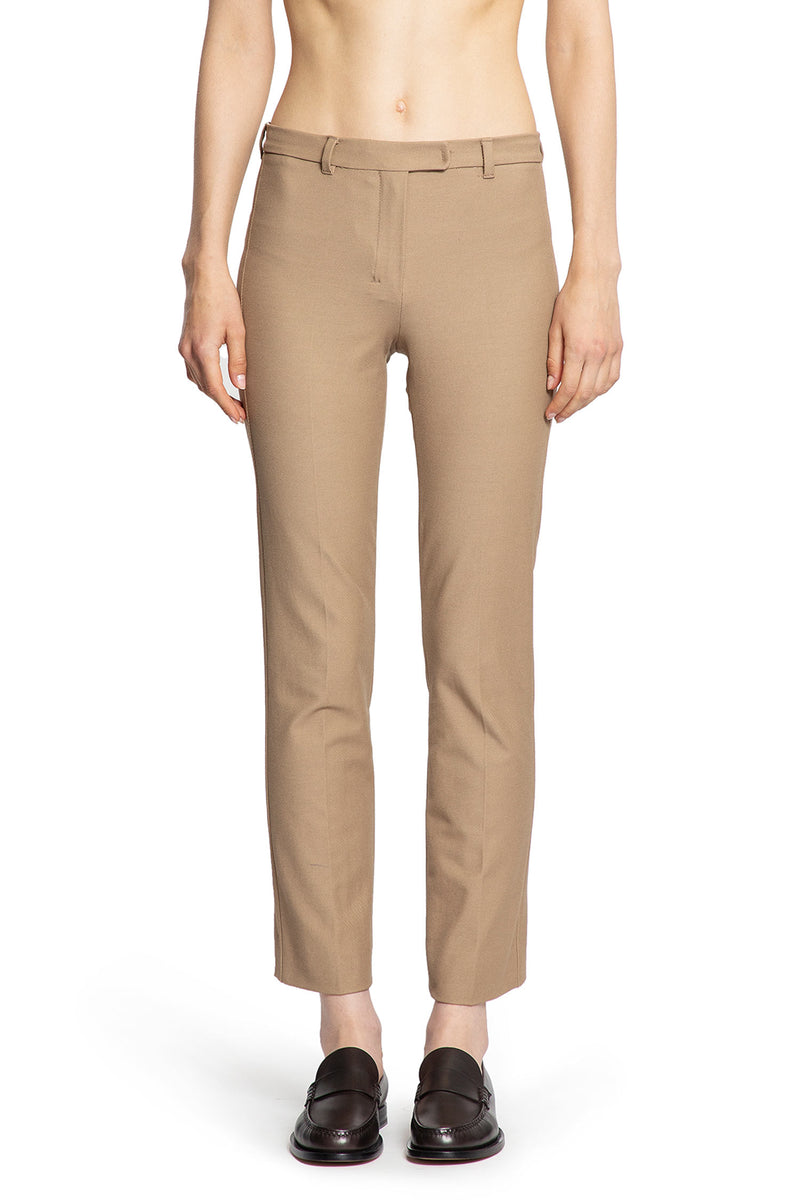 Stretch Cotton Blend Trousers - Antonioli.eu