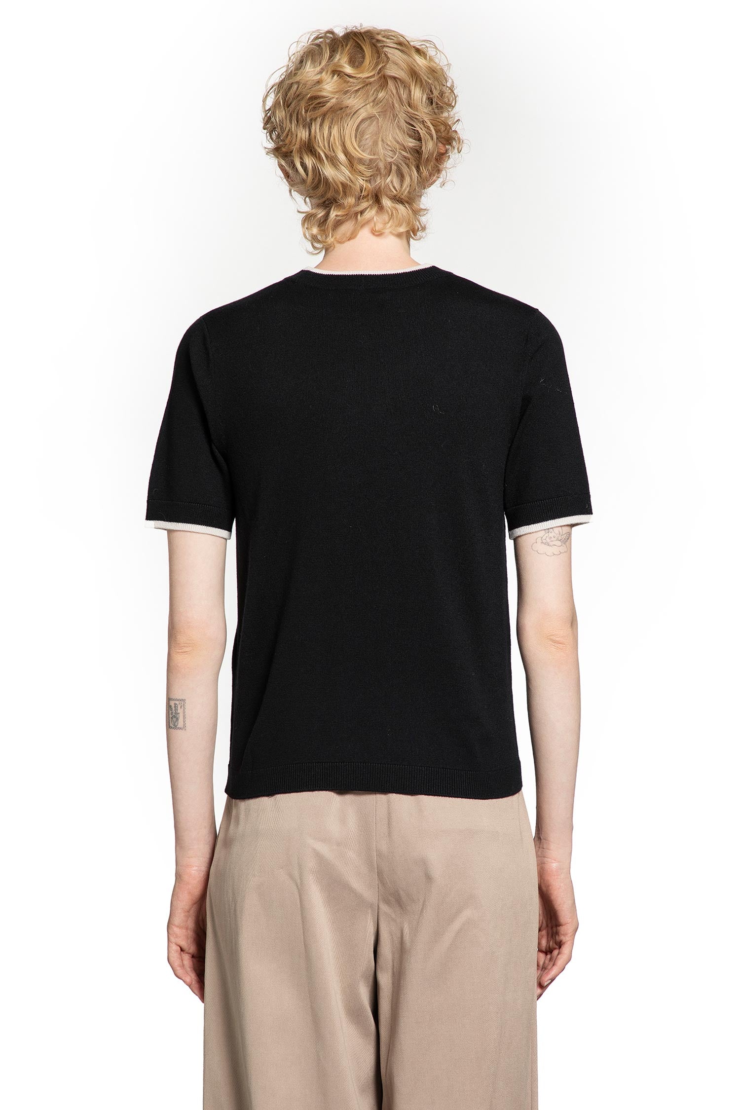 S MAX MARA WOMAN BLACK KNITWEAR