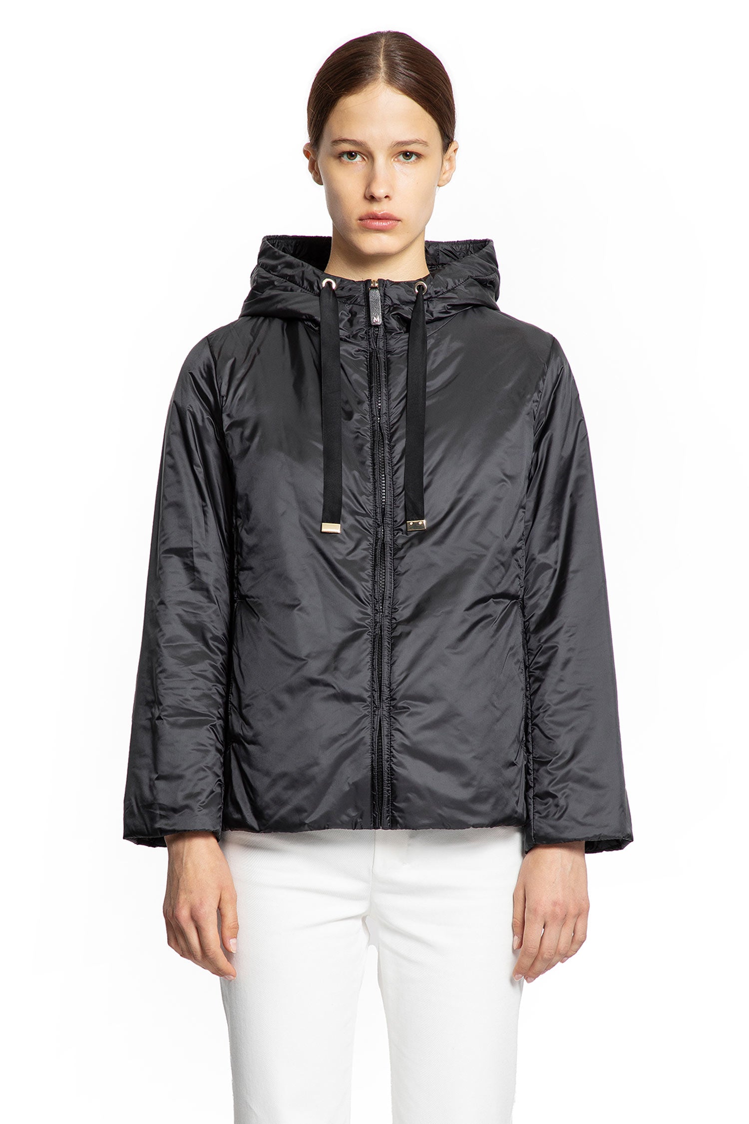 Padded Hooded Nylon Jacket