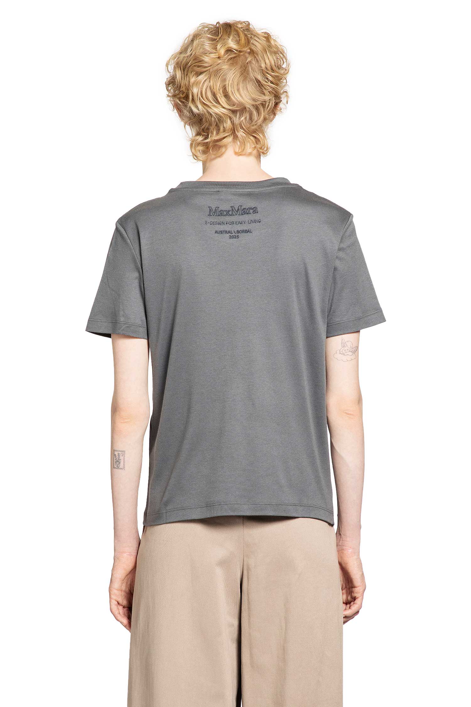 S MAX MARA WOMAN GREY SHIRTS