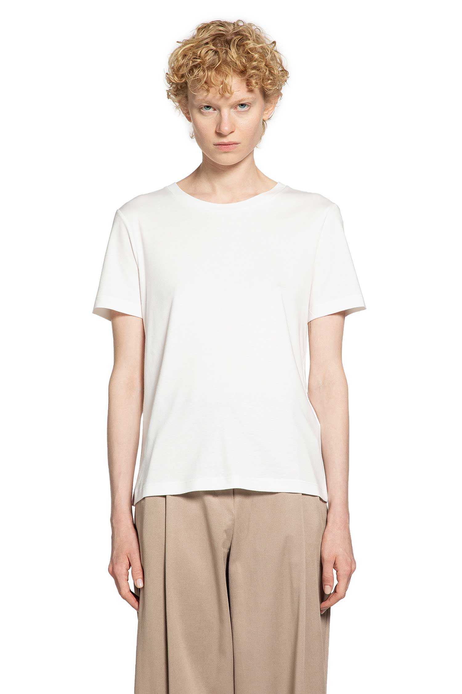 S MAX MARA WOMAN WHITE SHIRTS