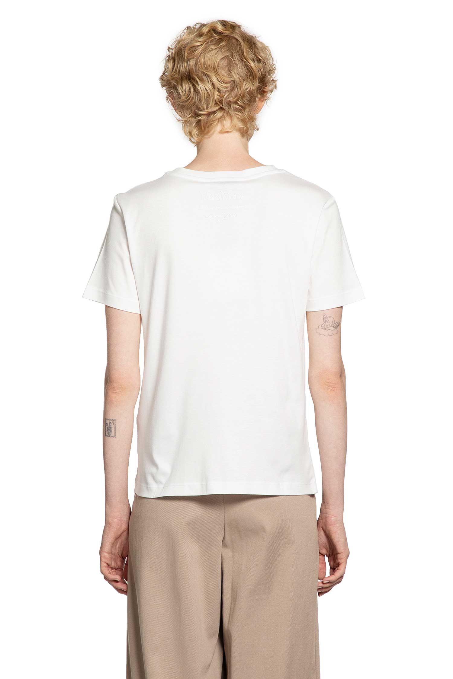 S MAX MARA WOMAN WHITE SHIRTS